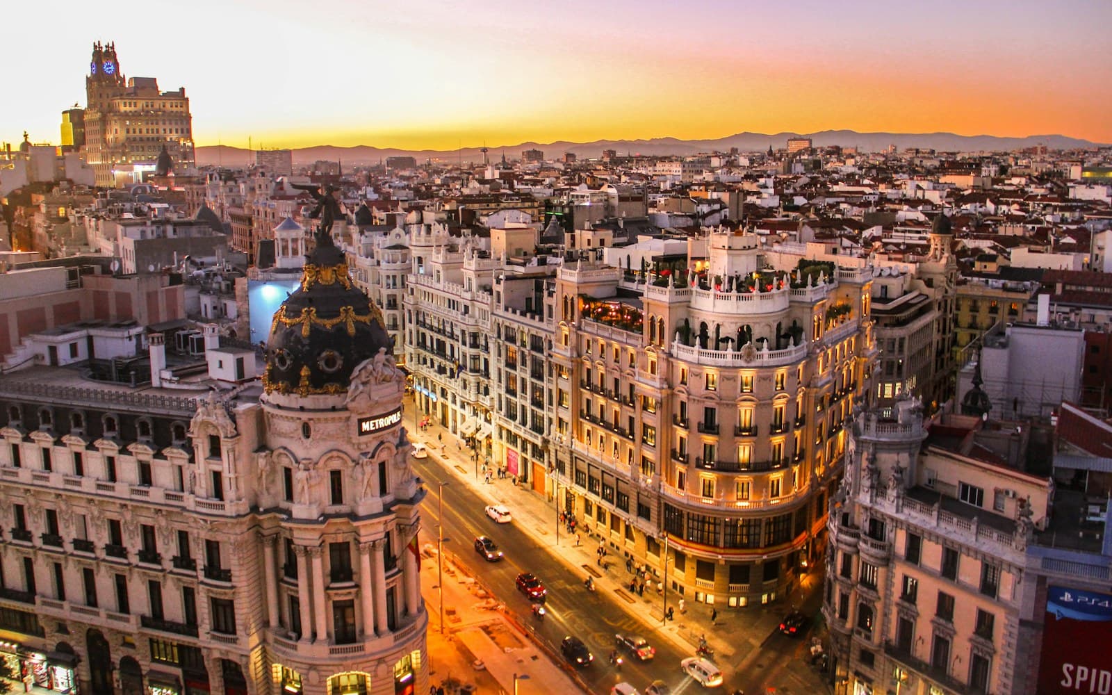 View of Madrid, Spain